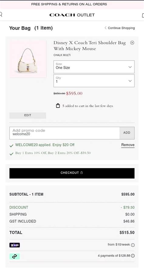 coach outlet military discount code.